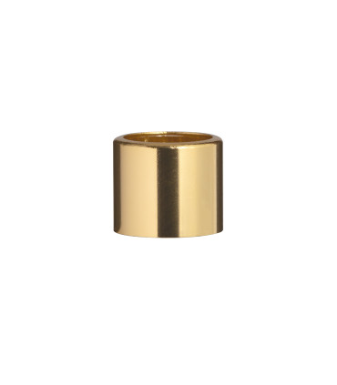 Aluminiumkragen 17,2 x 14 mm Gold – für leere Parfümglasflasche