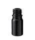 5 ml Glasflasche schwarz