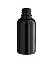 Glasflasche 30 ml schwarz