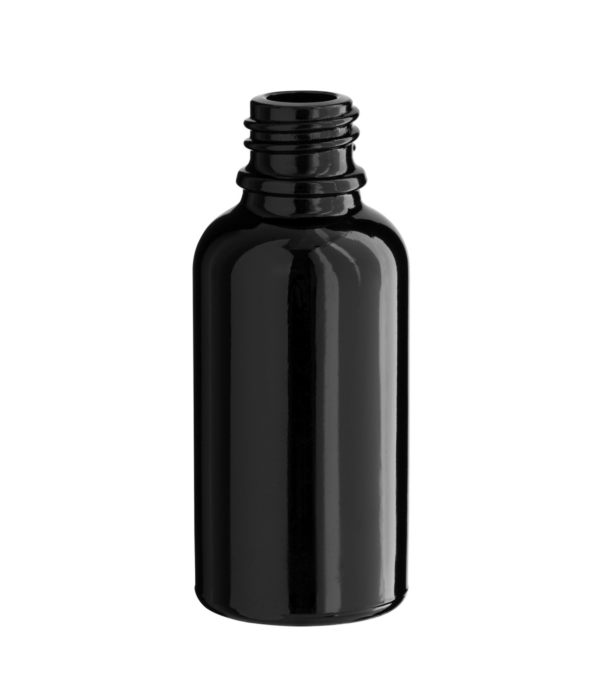 Glasflasche 30 ml schwarz 18/415 | Zum Befüllen