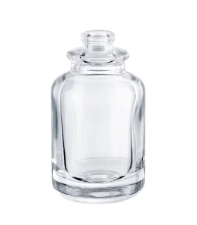 Elegante 30 ml Parfümglasflasche – runder Glasflakon