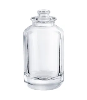 Elegante 50 ml Parfümglasflasche – runder Glasflakon