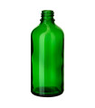 Glasflasche 100 ml grün