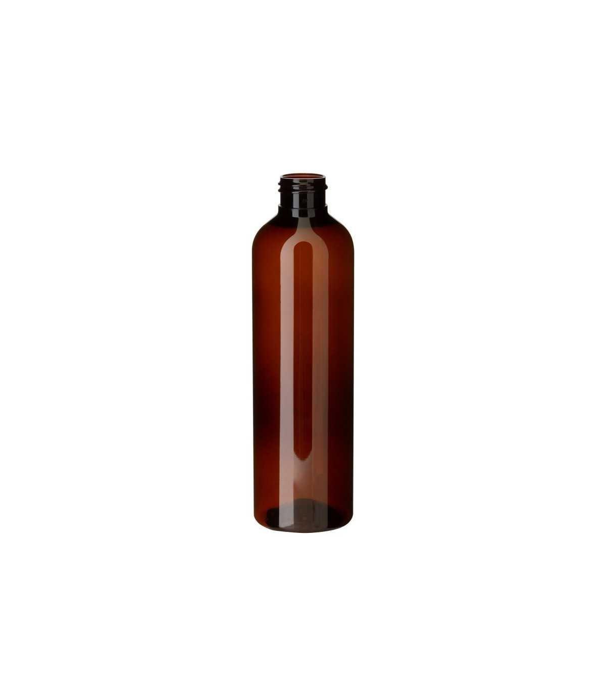 PET-Flasche 250 ml braun 24/410