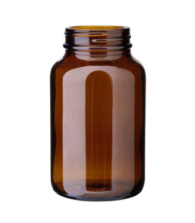 Weithalsglas 200 ml braun 45/400 [1]