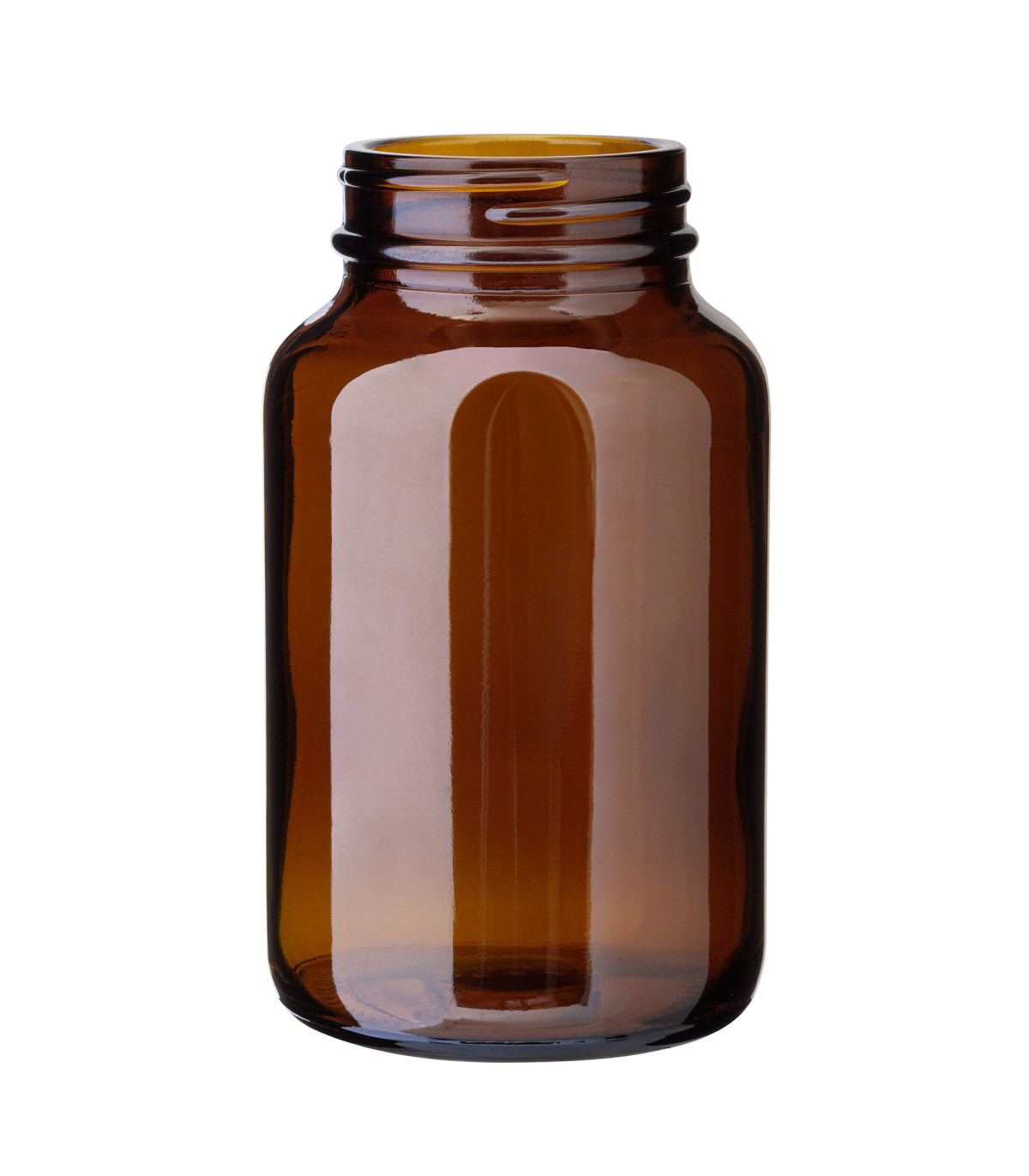Weithalsglas 200 ml braun 45/400 [1]