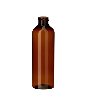 Braune PET Flasche 200 ml mit Gewinde 24/410 – leichte Verpackungslösung