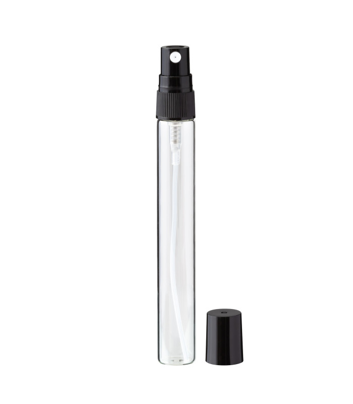 Kleine Glasflasche 10 ml mit Schraub-Zerstäuber für Parfum