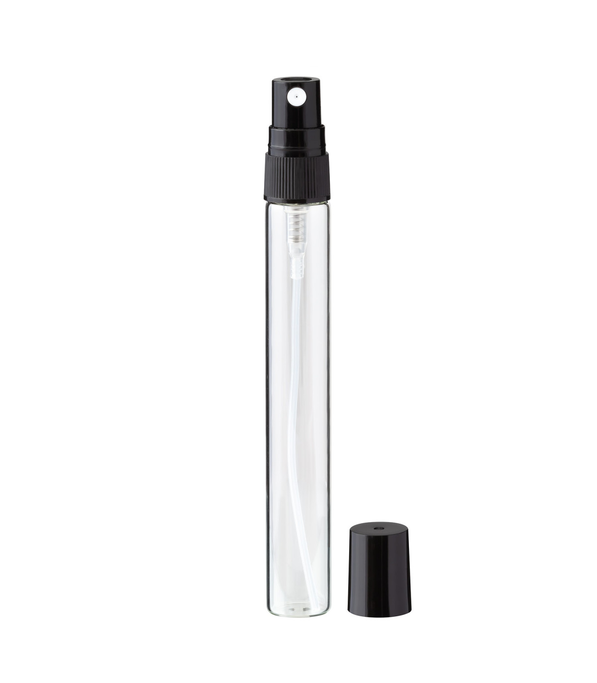 Kleine Glasflasche 10 ml mit Schraub-Zerstäuber für Parfum