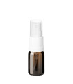 Glasflasche 5 ml braun mit weißem Zerstäuber