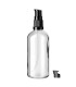 Klarglasflasche 100 ml mit Pumpe | Beauty Verpackung
