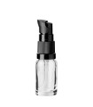Glasflasche 10 ml klar mit schwarzer Pumpe [2]