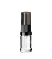Glasflasche 5 ml klar mit schwarzer Pumpe [1]
