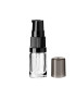 Glasflasche 5 ml klar mit schwarzer Pumpe [1]