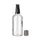 Glasflasche 100 ml klar mit schwarzer Pumpe [1]