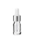 Glasflasche 5 ml klar mit silberner Pipette