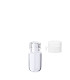 Glasfläschchen 1,5 ml klar mit weißem Flip-Top-Verschluss [1]