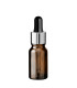 Glasflasche 10 ml braun mit silberner Pipette [2]