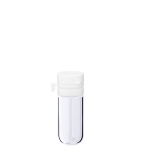 Glasfläschchen 2 ml klar mit weißem Flip-Top-Verschluss [1]