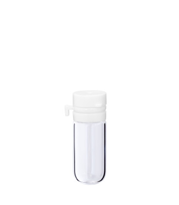 Glasfläschchen 2 ml klar mit weißem Flip-Top-Verschluss [1]