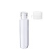 Glasfläschchen 4 ml klar mit weißem Flip-Top-Verschluss [1]