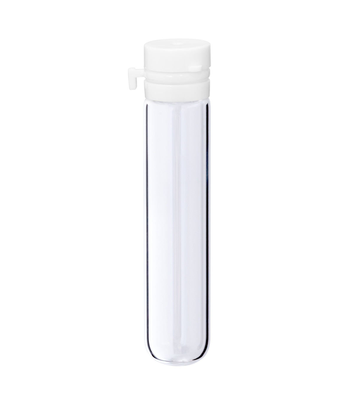 Glasfläschchen 5 ml klar mit weißem Flip-Top-Verschluss [1]