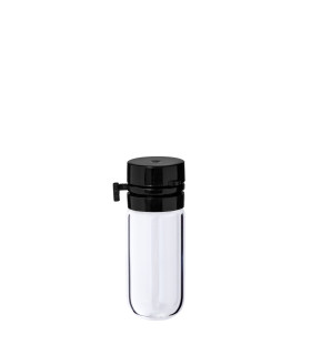 Glasfläschchen 2 ml mit schwarzem Flip-Top-Verschluss [1]