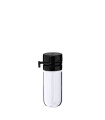 Glasfläschchen 2 ml klar mit schwarzem Flip-Top-Verschluss [1]