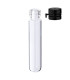 Glasfläschchen 5 ml klar mit schwarzem Flip-Top-Verschluss [1]