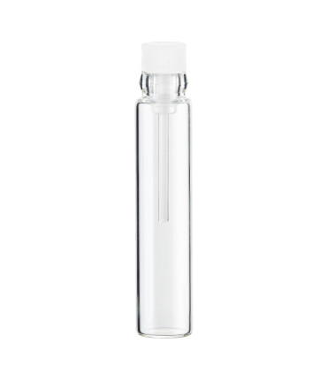 Glasfläschchen 2 ml klar mit weißem Applikator [2]