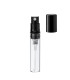 Glasfläschchen 3 ml klar mit schwarzem Steckzerstäuber [2]
