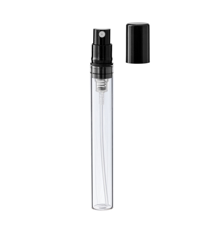 Glasfläschchen 5 ml klar mit schwarzem Steckzerstäuber [2]