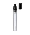 Glasfläschchen 5 ml klar mit schwarzem Steckzerstäuber [2]