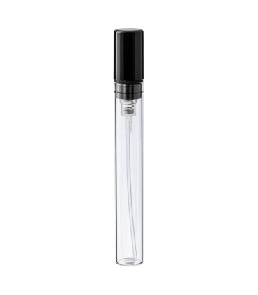 Glasfläschchen 5 ml klar mit schwarzem Steckzerstäuber [2]