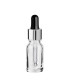 Glasflasche 10 ml klar mit silberner Pipette [2]
