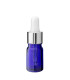 Blaue 5-ml-Glasflasche mit silberner Pipette