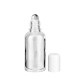 Glasflasche 30 ml klar Roll-on mit weißem Schraubverschluss [2]