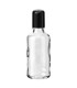 Glasflasche 50 ml klar Roll-on mit schwarzem Schraubverschluss [2]