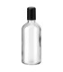 Glasflasche 100 ml klar Roll-on mit schwarzem Schraubverschluss [2]