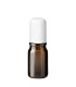 Glasflasche 5 ml braun Roll-on mit weißem Schraubverschluss [2]
