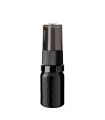 Glasflasche 5 ml schwarz mit schwarzer Pumpe [1]