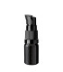 Glasflasche 5 ml schwarz mit schwarzer Pumpe [2]