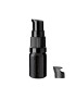 Glasflasche 5 ml schwarz mit schwarzer Pumpe [2]