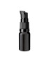 Glasflasche 10 ml schwarz mit schwarzer Pumpe [2]