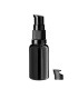 Glasflasche 20 ml schwarz mit schwarzer Pumpe [2]