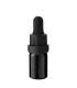 Schwarze Glasflasche 5 ml mit schwarzer Pipette
