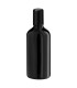 Glasflasche 100 ml schwarz Roll-On mit schwarzem Schraubverschluss