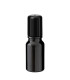 Glasflasche 10 ml schwarz Roll-On mit schwarzem Schraubverschluss [2]