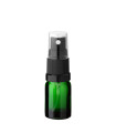 Glasflasche 5 ml grün mit schwarzem Zerstäuber