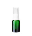 Glasflasche 10 ml grün mit weißem Zerstäuber